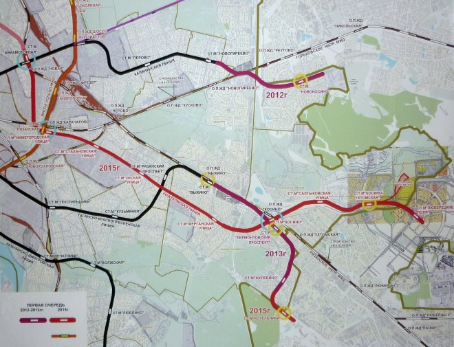Проект трассировки Кожуховской линии